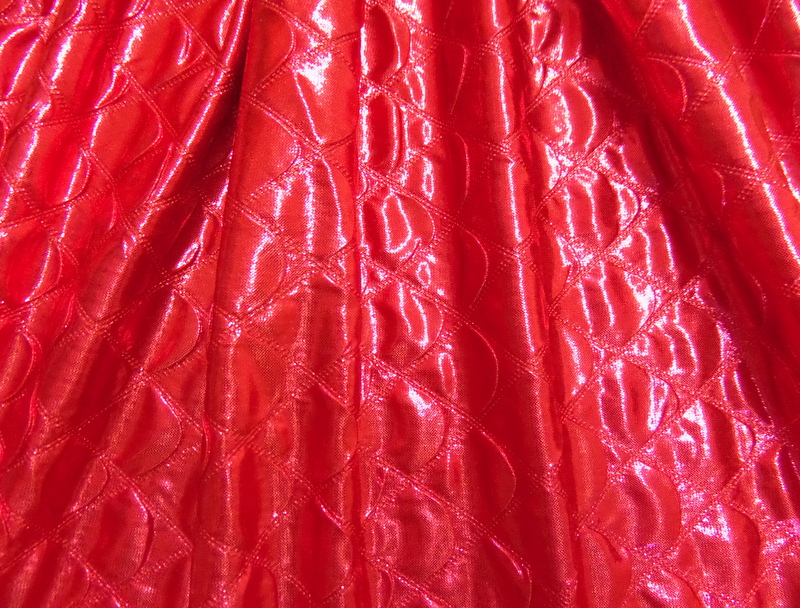 2.Red Quilted Foil